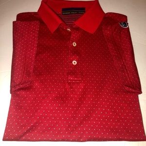 Red Golf Shirt by Robert Trent Jones Sz S EUC